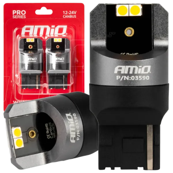 Lampă auto Amio PRO series LED / WY21W / SMD / 21 W /  photo 1 Lampă auto Amio PRO series LED / WY21W / SMD / 21 W /  photo 1