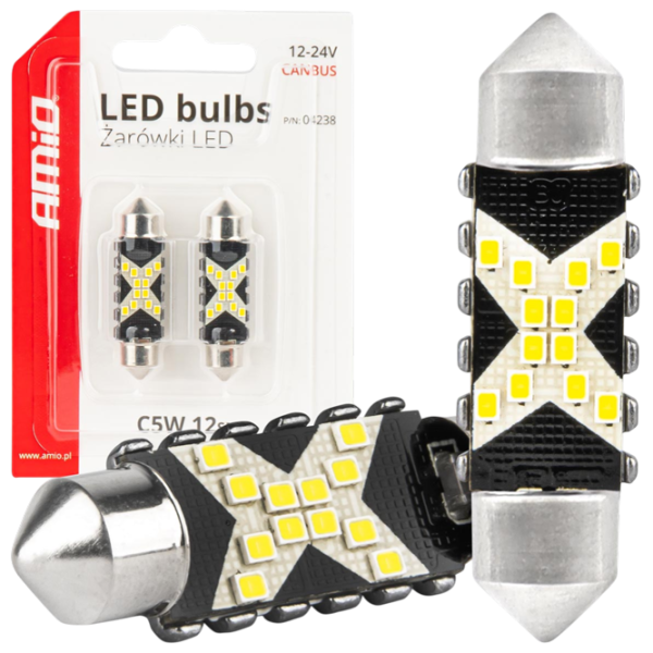 Lampă auto Amio 04238 LED / C5W / SMD / 5 W /  photo 1 Lampă auto Amio 04238 LED / C5W / SMD / 5 W /  photo 1