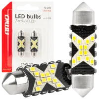 Lampă auto Amio 04238 LED / C5W / SMD / 5 W / 