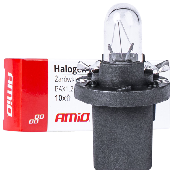 Lampă auto Amio 03371  Incandescentă / BAX1.2W / B8.5d / 8.5 W /  photo 1 Lampă auto Amio 03371  Incandescentă / BAX1.2W / B8.5d / 8.5 W /  photo 1