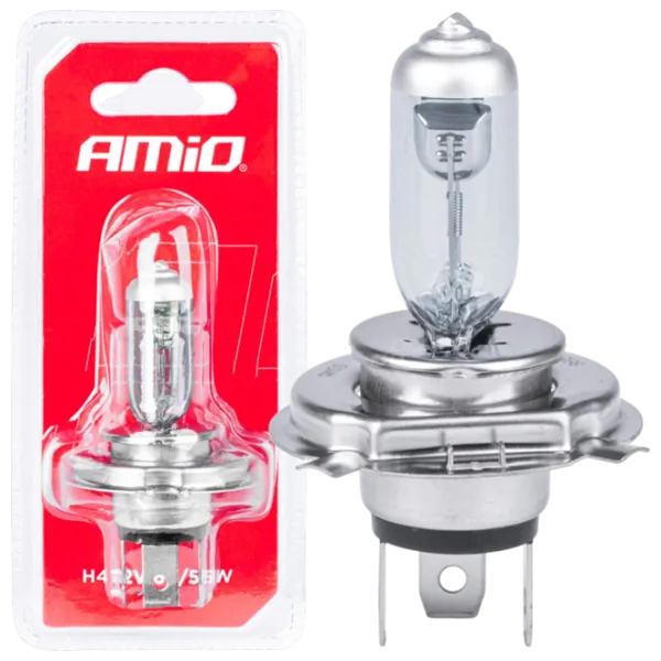 Lampă auto Amio 03361  Halogen / H4 / P43t / 60 - 55 W /  photo 1 Lampă auto Amio 03361  Halogen / H4 / P43t / 60 - 55 W /  photo 1