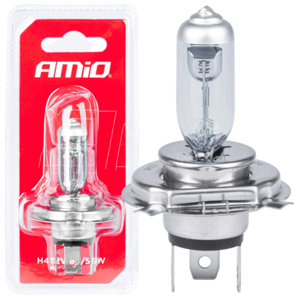 Lampă auto Amio 03361  Halogen / H4 / P43t / 60 - 55 W /  photo 1 Lampă auto Amio 03361  Halogen / H4 / P43t / 60 - 55 W /  photo 1