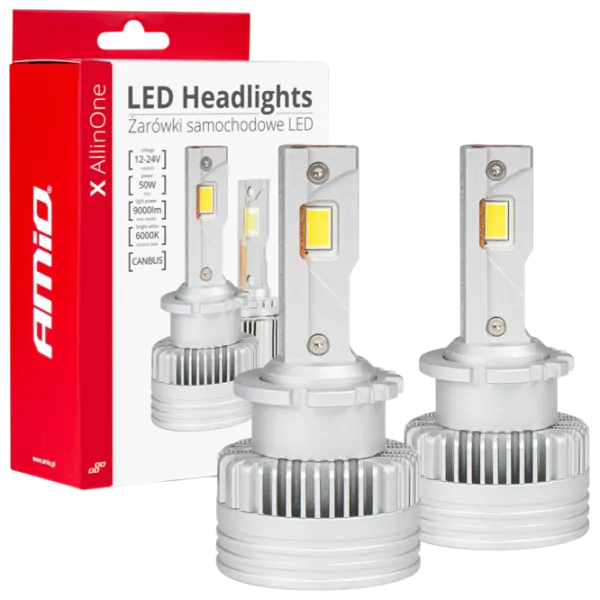 Lampă auto Amio X AllinOne Series LED / D4R / P32d-2 / 50 W /  photo 1 Lampă auto Amio X AllinOne Series LED / D4R / P32d-2 / 50 W /  photo 1