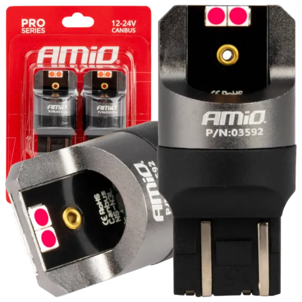 Lampă auto Amio Canbus PRO LED / W21/5W / / 21 - 5 W /  photo 1 Lampă auto Amio Canbus PRO LED / W21/5W / / 21 - 5 W /  photo 1