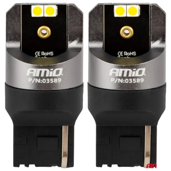 Автомобильная лампа Amio Canbus PRO светодиодная / W21W / SMD / 21 Вт /  photo 3 Автомобильная лампа Amio Canbus PRO светодиодная / W21W / SMD / 21 Вт /  photo 3