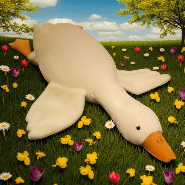 Мягкая игрушка ChiToys Animals Goose 86718 3+ / Белый photo 3