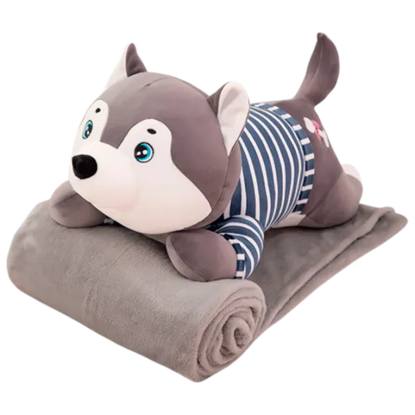 Мягкая игрушка ChiToys Animals Huski 86893 3+ / Серый photo 1