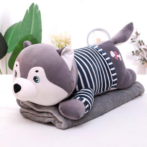 Мягкая игрушка ChiToys Animals Huski 86893 3+ / Серый photo 3