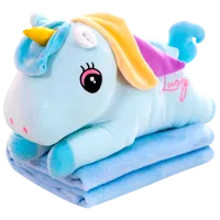 Мягкая игрушка ChiToys Animals Unicorn 86824 3+ / Синий