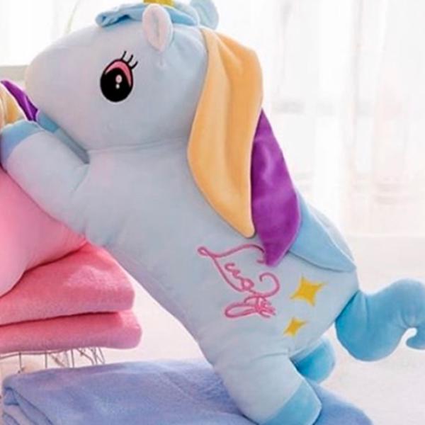 Мягкая игрушка ChiToys Animals Unicorn 86824 3+ / Синий photo 2