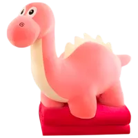 Мягкая игрушка ChiToys Dinosaur Дино 86862 3+ / Розовый