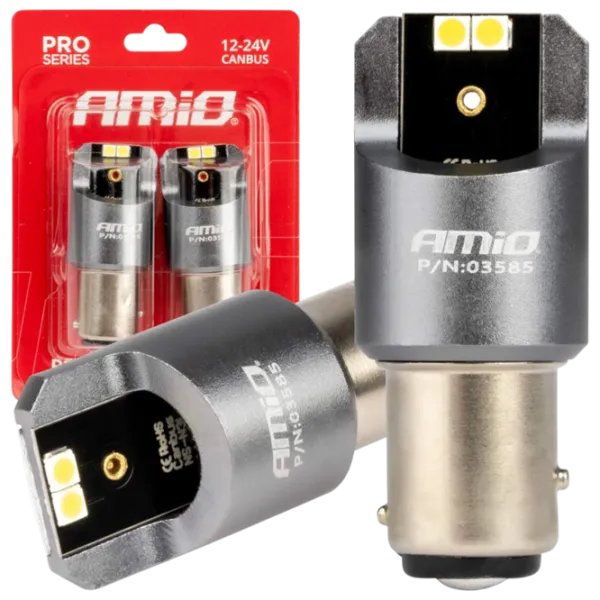 Lampă auto Amio Canbus PRO LED / P21/5 / BAY15d / 21 - 5 W /  photo 1 Lampă auto Amio Canbus PRO LED / P21/5 / BAY15d / 21 - 5 W /  photo 1