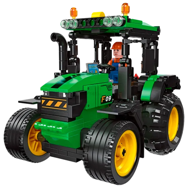 Constructor Richi Tichi Pullback Driver Tractor Tractor/ Green photo 1