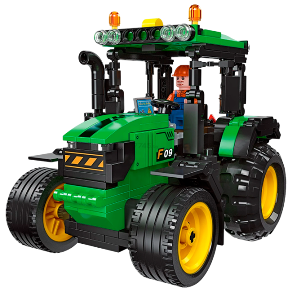 Constructor Richi Tichi Pullback Driver Tractor Tractor/ Green photo 1