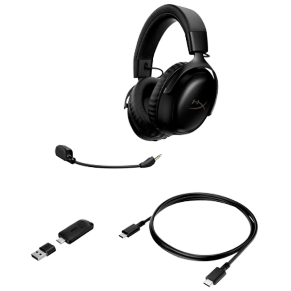 Căști HyperX Cloud III S Black Black Fără fir/ Gaming photo 1