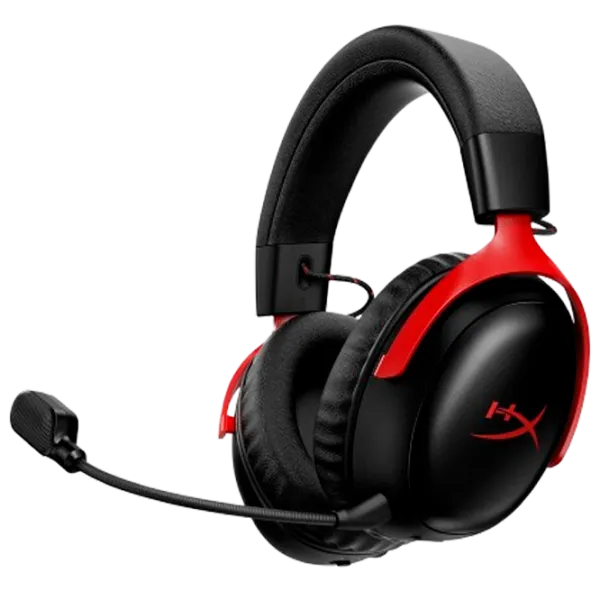Căști HyperX Cloud III S Red Black Fără fir/ Gaming photo 1