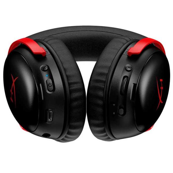 Căști HyperX Cloud III S Red Black Fără fir/ Gaming photo 7