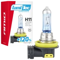 Lampă auto Amio LumiTec Super White +120% Halogen / H9 / PGJ19-2 / 55 W / 