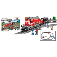 Constructor ChiToys Locomotivă Tren/ Red