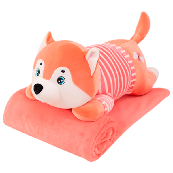 Мягкая игрушка ChiToys Animals Huski 86886 0+ / Розовый photo 1