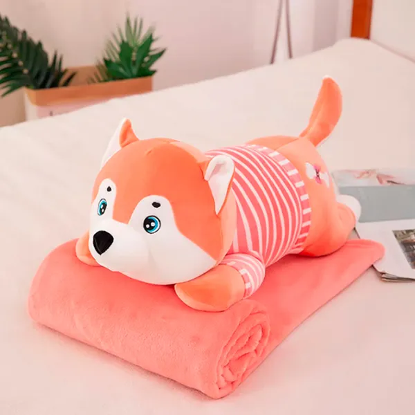 Мягкая игрушка ChiToys Animals Huski 86886 0+ / Розовый photo 3