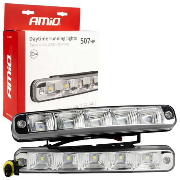 Lanternă de ghidare Amio DRL 507HP LED / / / 11 W /  photo 1 Lanternă de ghidare Amio DRL 507HP LED / / / 11 W /  photo 1