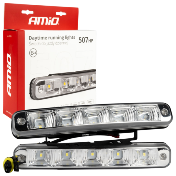 Lanternă de ghidare Amio DRL 507HP LED / / / 11 W /  photo 1 Lanternă de ghidare Amio DRL 507HP LED / / / 11 W /  photo 1