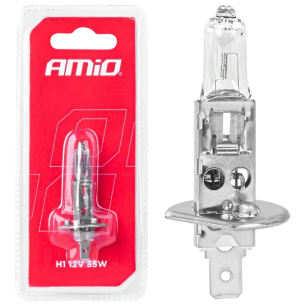 Lampă auto Amio 03358 Halogen / H1 / P14.5s / 55 W /  photo 1 Lampă auto Amio 03358 Halogen / H1 / P14.5s / 55 W /  photo 1