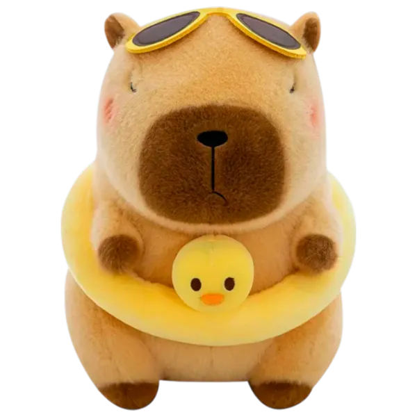 Мягкая игрушка ChiToys Animals Capibara 86688 3+ / Коричневый photo 1