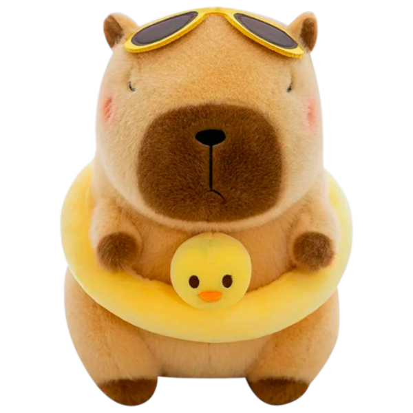 Мягкая игрушка ChiToys Animals Capibara 86688 3+ / Коричневый photo 1