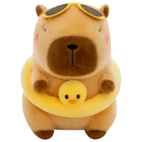 Мягкая игрушка ChiToys Animals Capibara 86688 3+ / Коричневый