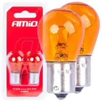 Автомобильная лампа Amio 03352  Накал / PY21W / BAU15s / 21 Вт / 