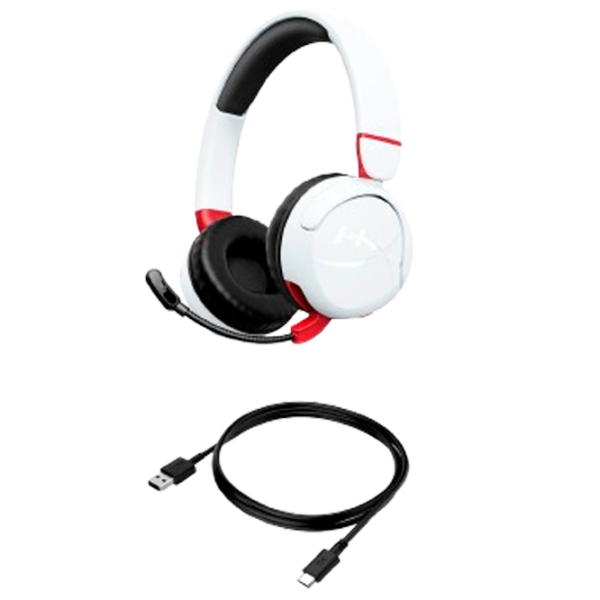 Căști HyperX Cloud III S Red White Fără fir/ Gaming photo 1