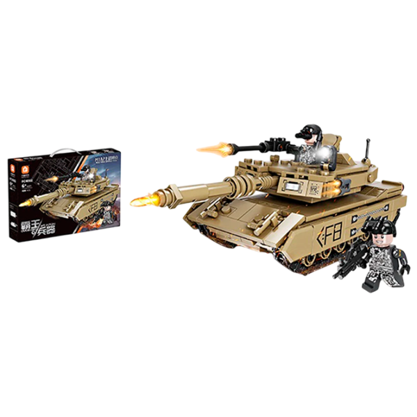 Constructor ChiToys Tanc Clasic/ Brown photo 1