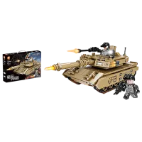 Constructor ChiToys Tanc Clasic/ Brown