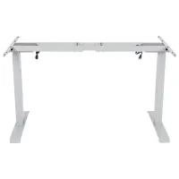 Masă de birou CUSTO FlexiDesk PAL/ Gray photo 5