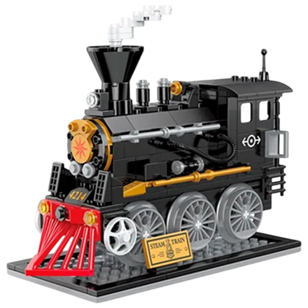 Constructor ChiToys Locomotivă Clasic/ Black photo 1