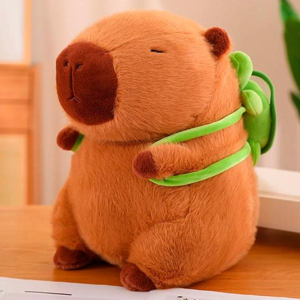 Мягкая игрушка ChiToys Animals Capibara 86640 3+ / Коричневый photo 2