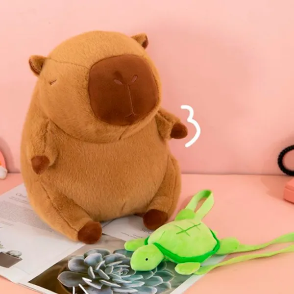 Мягкая игрушка ChiToys Animals Capibara 86640 3+ / Коричневый photo 6