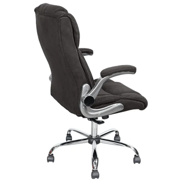 Fotoliu de birou DecoPrim BX-3702 Placaj / Black Silver photo 3