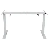 Masă de birou CUSTO FlexiDesk PAL/ Gray photo 5