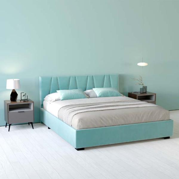 Кровать My-Style my-Eva 200 x 200 см / Фанера / Голубой photo 4