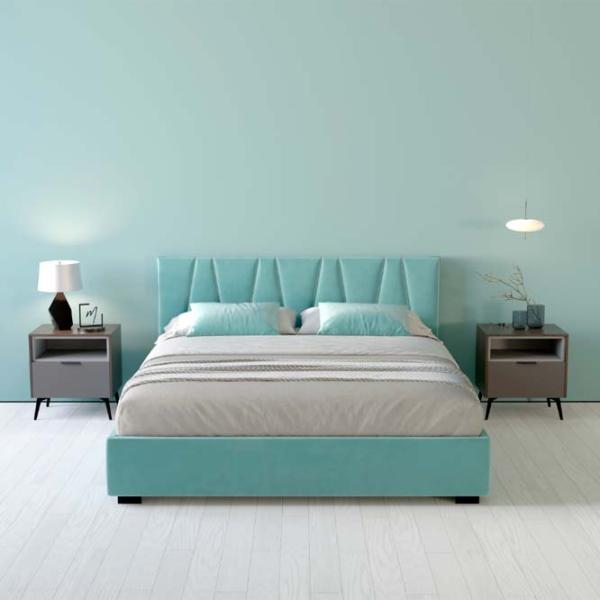 Кровать My-Style my-Eva 200 x 200 см / Фанера / Голубой photo 6
