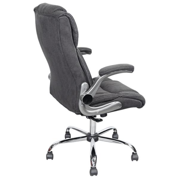 Fotoliu de birou DecoPrim BX-3702 Placaj / Dark Gray Silver photo 2