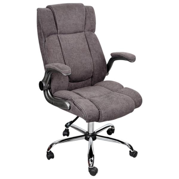 Fotoliu de birou DecoPrim BX-3702 Placaj / Brown Gray Silver photo 1