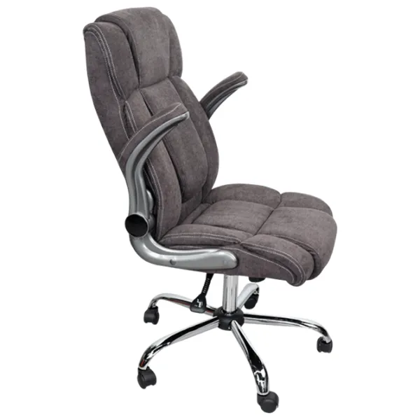 Fotoliu de birou DecoPrim BX-3702 Placaj / Brown Gray Silver photo 2