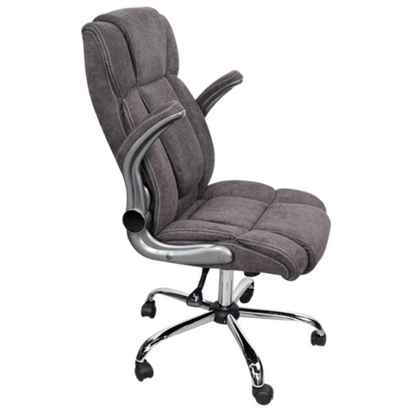 Fotoliu de birou DecoPrim BX-3702 Placaj / Brown Gray Silver photo 2