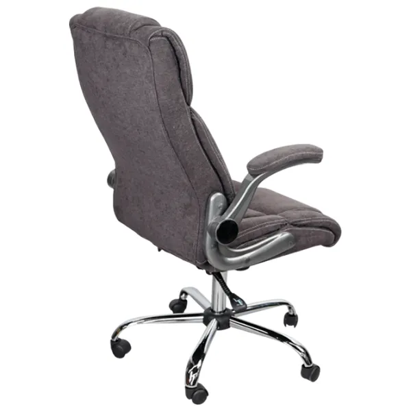 Fotoliu de birou DecoPrim BX-3702 Placaj / Brown Gray Silver photo 3