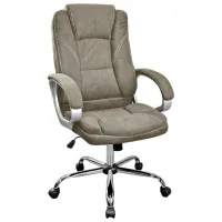 Fotoliu de birou DecoPrim BX-3177 Placaj / Gray Silver