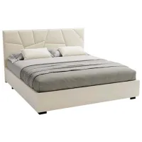 Кровать My-Style my-Bella 200 x 200 см / Фанера / Светло-Бежевый